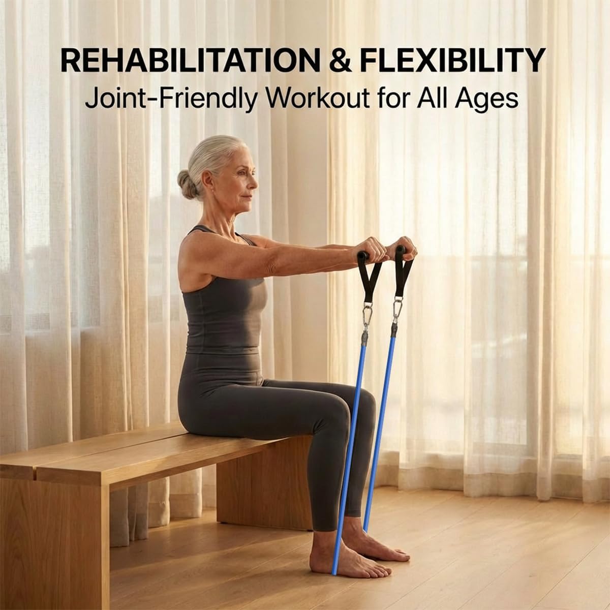 VEICK Resistance Bands. Exercise Bands. Workout Bands. Resistance Bands for Working Out with Handles for Men and Women. Exercising Bands for Fitness Weights Work Out at Home
