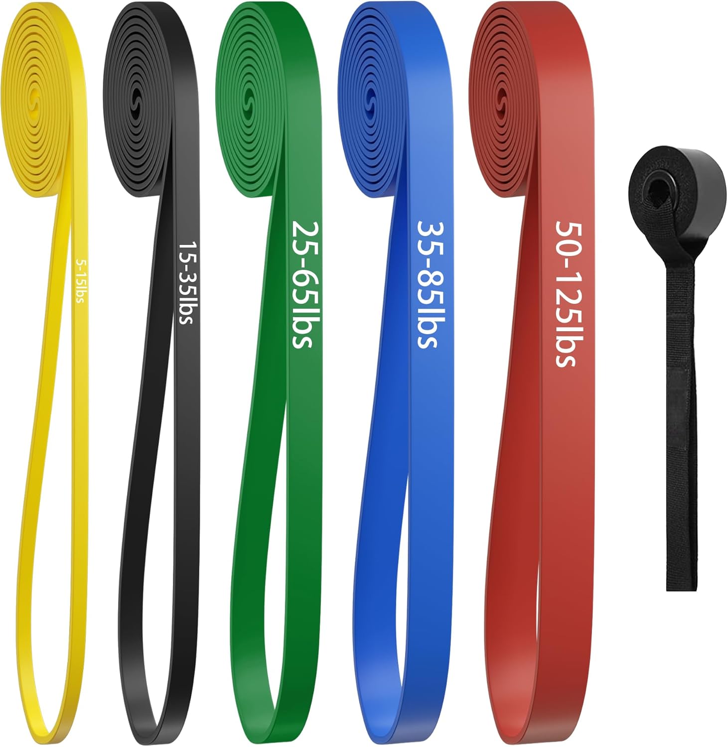 Pull Up Bands. Resistance Bands. Pull Up Assistance Bands Set for Men & Women. Exercise Workout Bands for Working Out. Body Stretching. Physical Therapy. Muscle Training