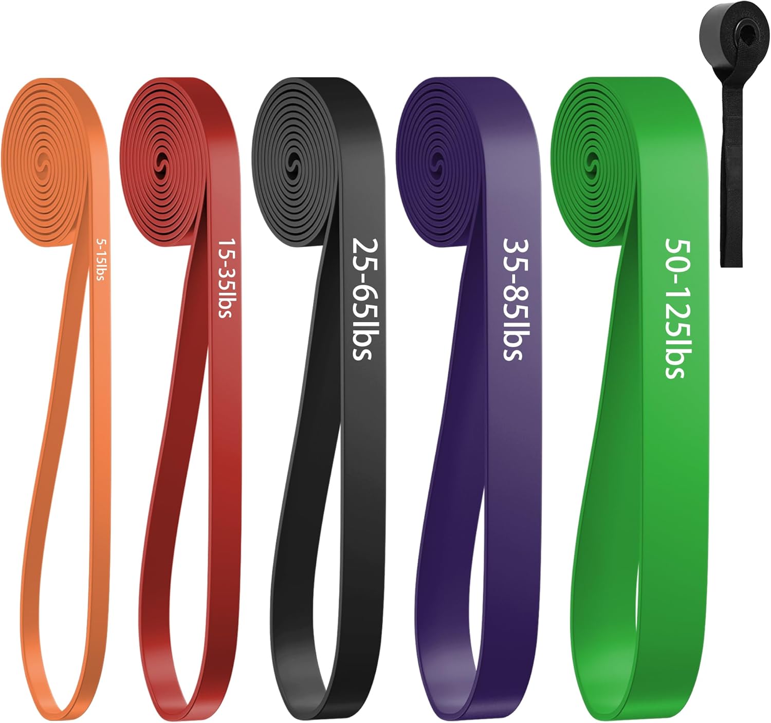 Resistance Bands. Pull Up Assist Bands - Workout Bands. Eexercise Bands. Long Resistance Bands Set for Working Out. Fitness. Training. Physical Therapy for Men Women